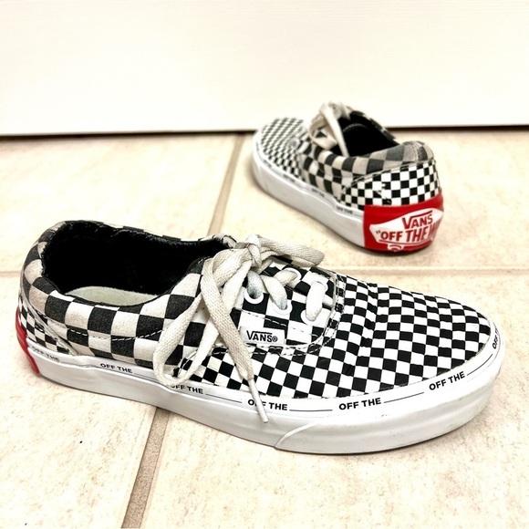 VANS Era 'Checkerboard Disarray' sneakers women’s size 7.5 platform - Picture 2 of 8